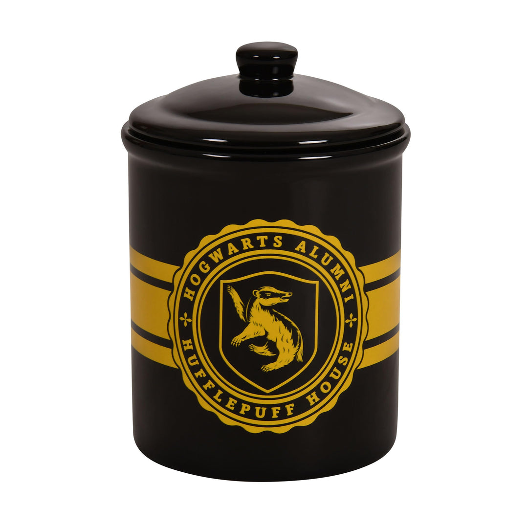 Elbenwald Harry Potter Hogwarts Alumni Keksdose Hufflepuff - 2,5 x 21,5 x 12,5 cm - mit Dachs Wappen