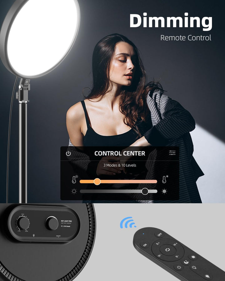 Weilisi Grosse Ringlicht mit 79" Stativ Handy für TikTok, Vlogging, Makeup