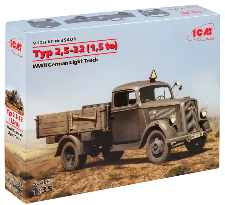 ICM 35401-1/35 Opel Typ 2.5-32 Fahrzeug, 1.5 ton, Mittel