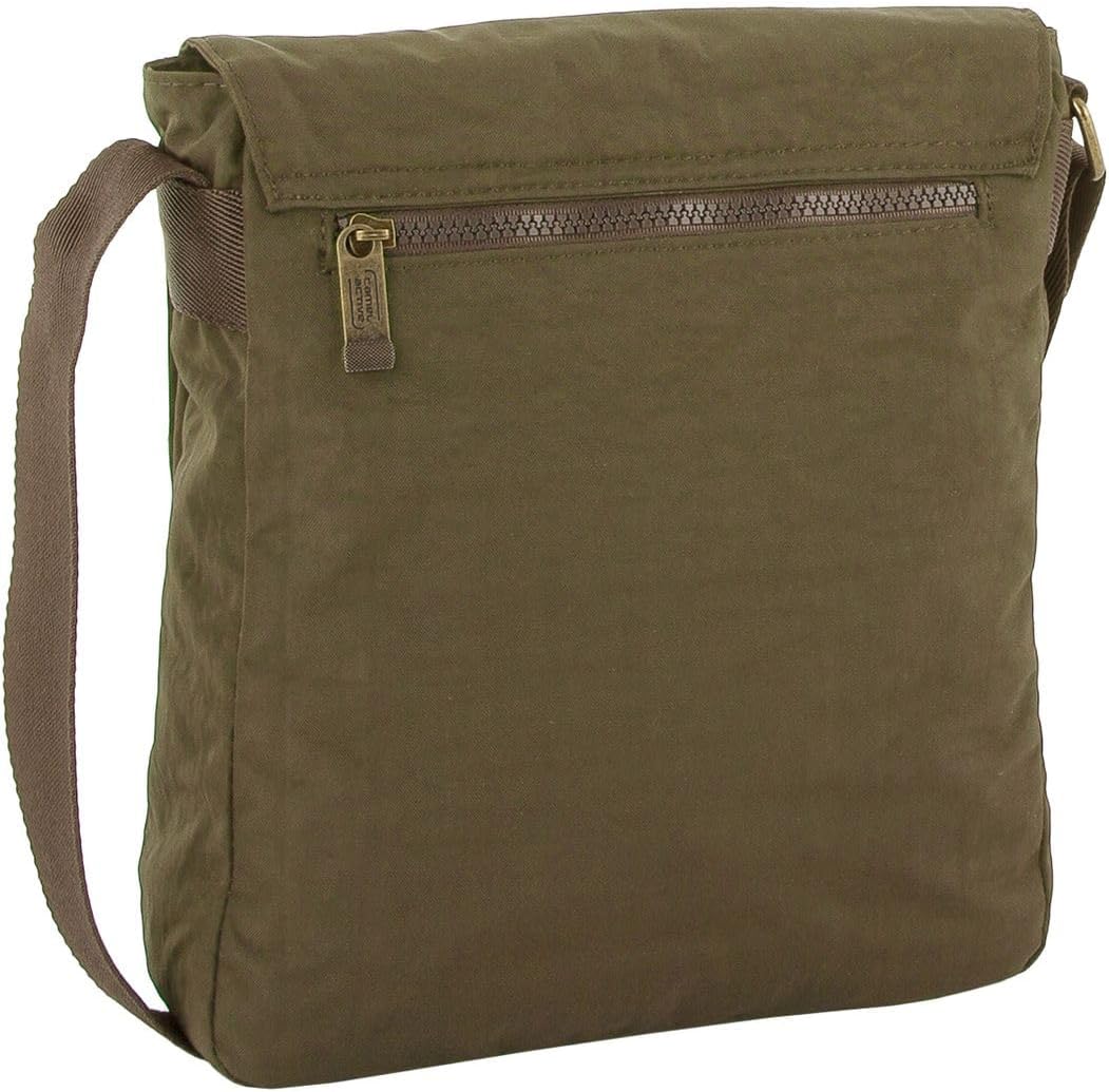 camel active bags Journey Herren Umhängetasche Messenger Bag 22 x 7 x 26 Khaki, 22 x 7 x 26 Khaki