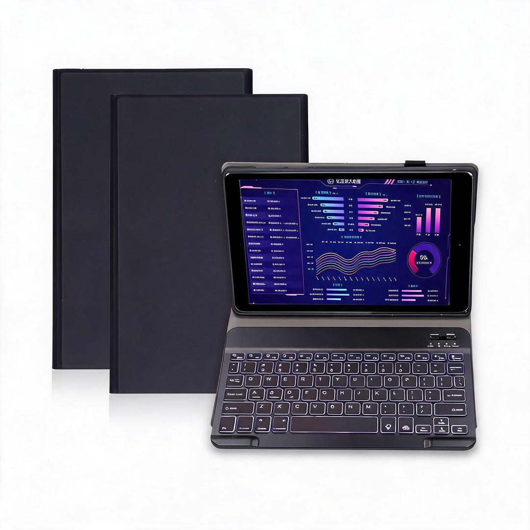 Annadue Tastatur Hülle für Lenovo Tab M10 FHD Plus 10,3 Zoll X606F,Slim Schutzhülle mit Abnehmbarer