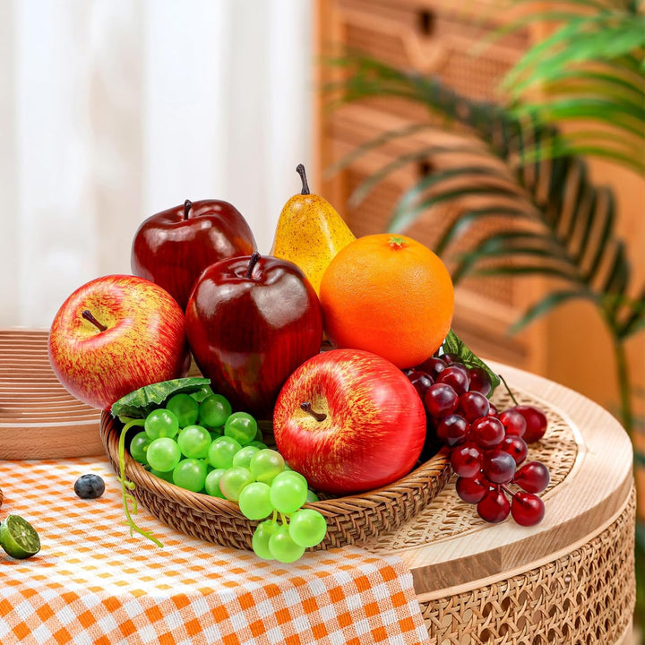 8 Stück Künstliches Obst Dekoration, Realistische Künstliche Früchte Für Zuhause Deko Küche, Party,