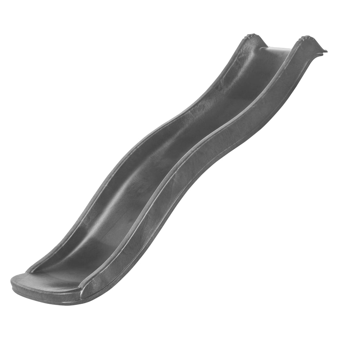 AXI Sky175 Rutsche mit Wasseranschluss Grau - 175 cm | Anbau Element für Kinder Spielturm/Spielhaus/