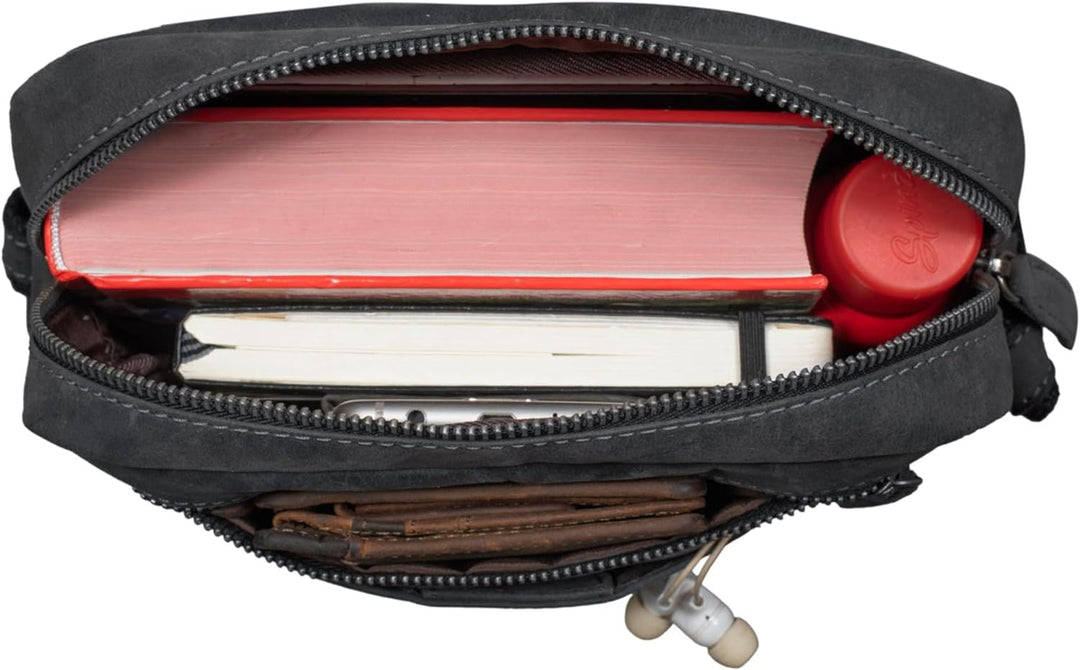 STILORD 'Fox' Herrentasche Leder Vintage Messenger Bag Männer Handtasche klein für 10,1 bis 10,5 Zol
