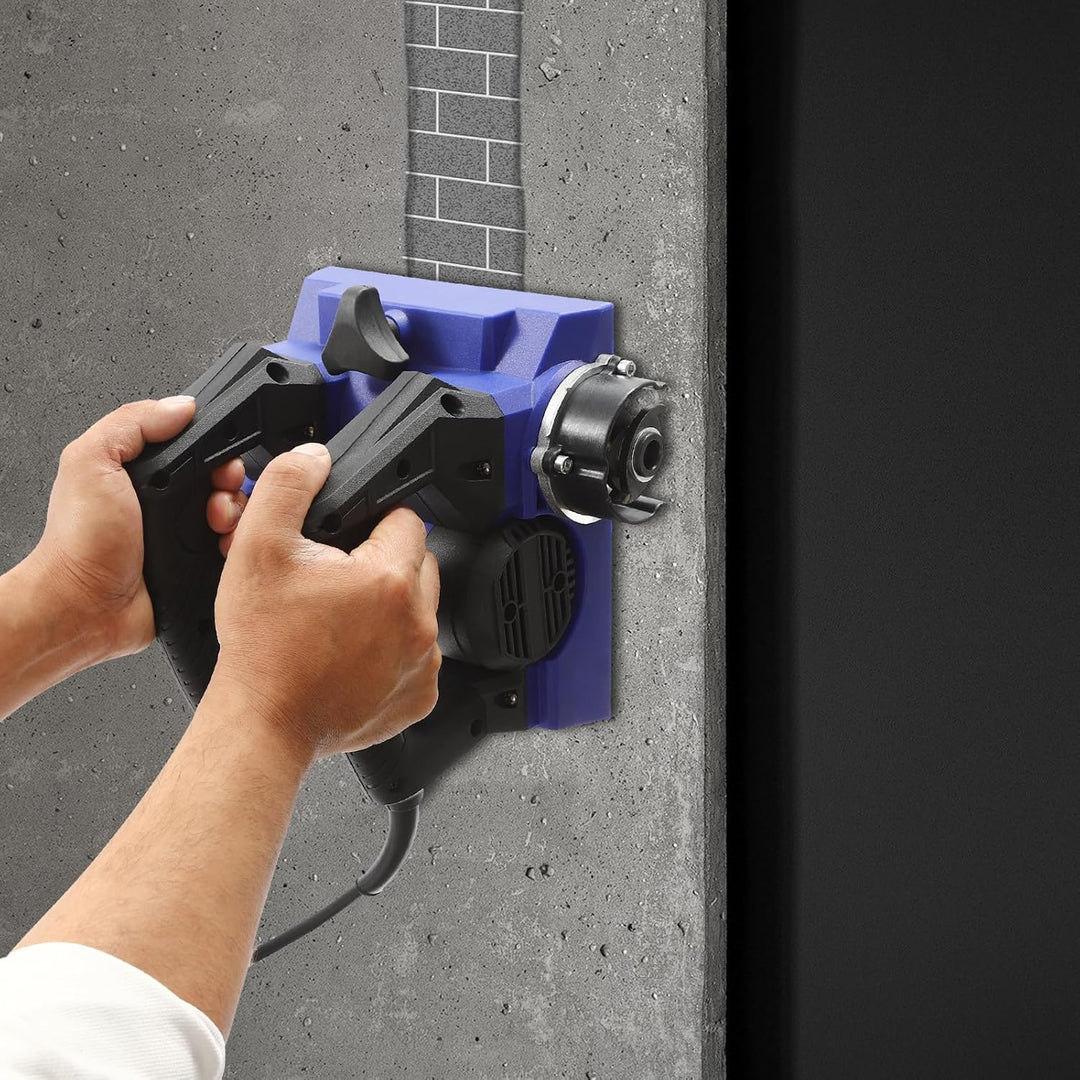 Betonfräse 1300W 4000UPM Walzenfräse Sanierungsfräse Putzfräse Mauerfräse Betonschleifer Walzen Schl