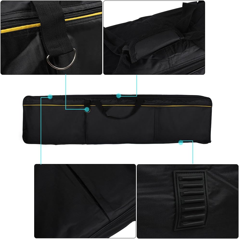 Keyboardtasche 88 Tasten, Sasuori keyboard für elektrische Tastatur, Reiss- und wasserfest Keyboard