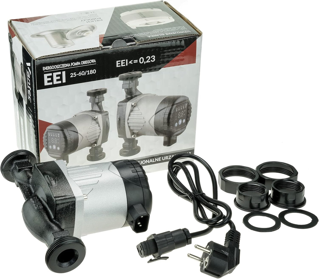 Umwälzpumpe VANTEC EEI 25-60/180 Hocheffizienzpumpe Zirkulationspumpe IBO 6m