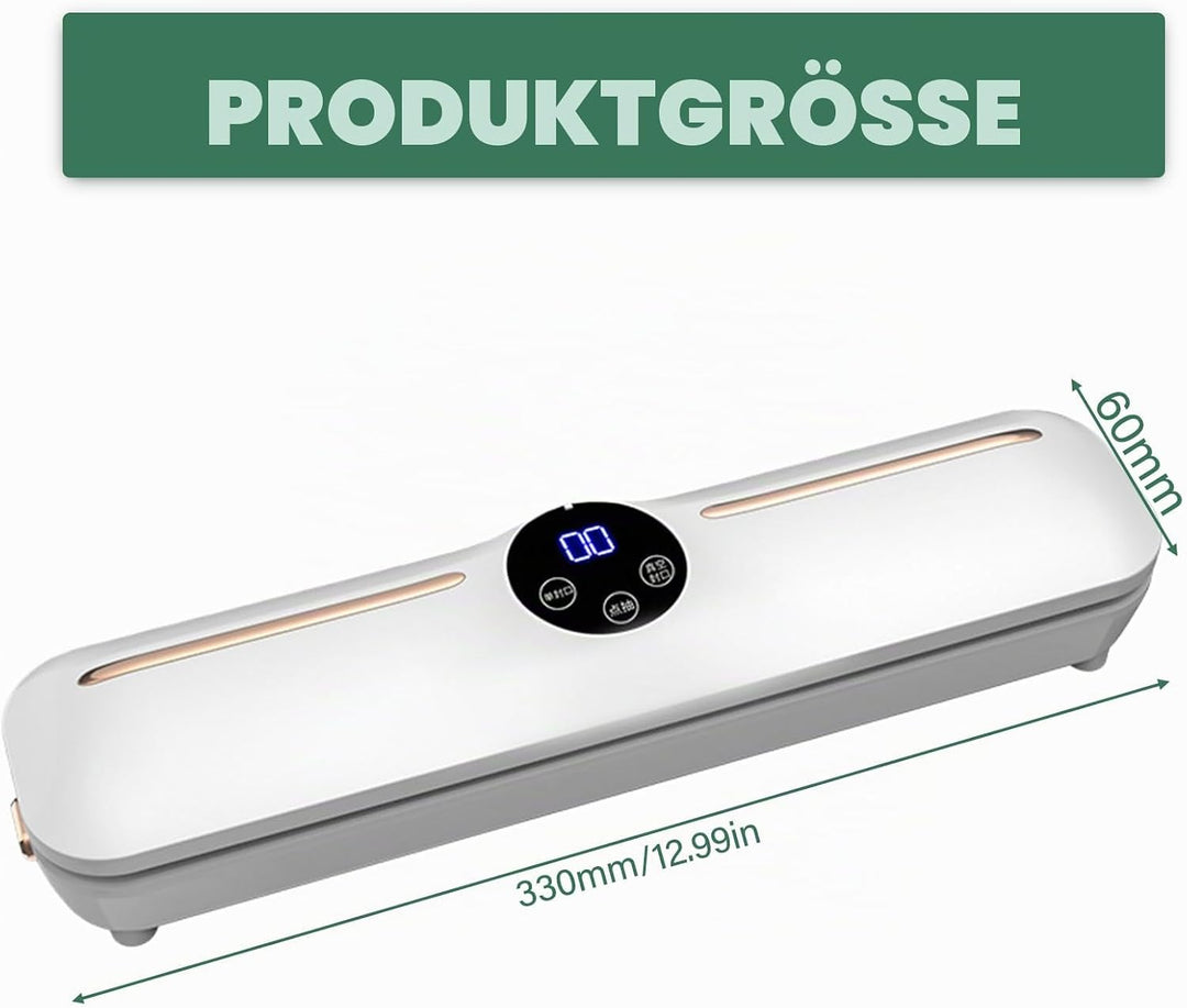Vakuumierer, Vakuumiergerät mit Vakuumierbeuteln, All-in-1 Vakuumierer mit 20 Vakuumierbeuteln für T