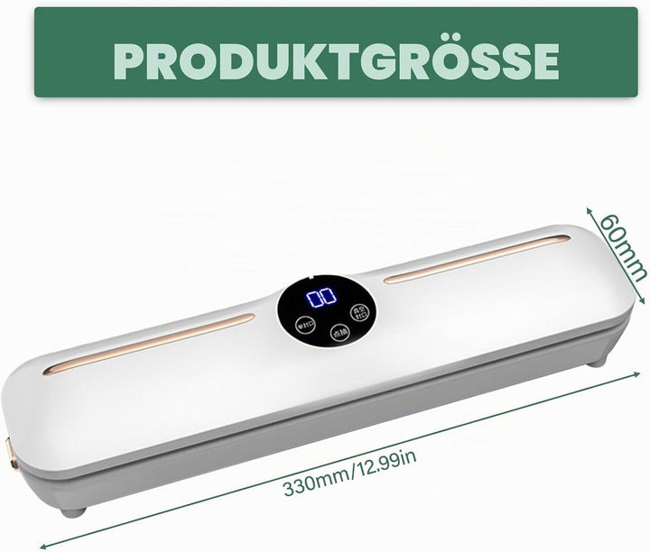 Vakuumierer, Vakuumiergerät mit Vakuumierbeuteln, All-in-1 Vakuumierer mit 20 Vakuumierbeuteln für T