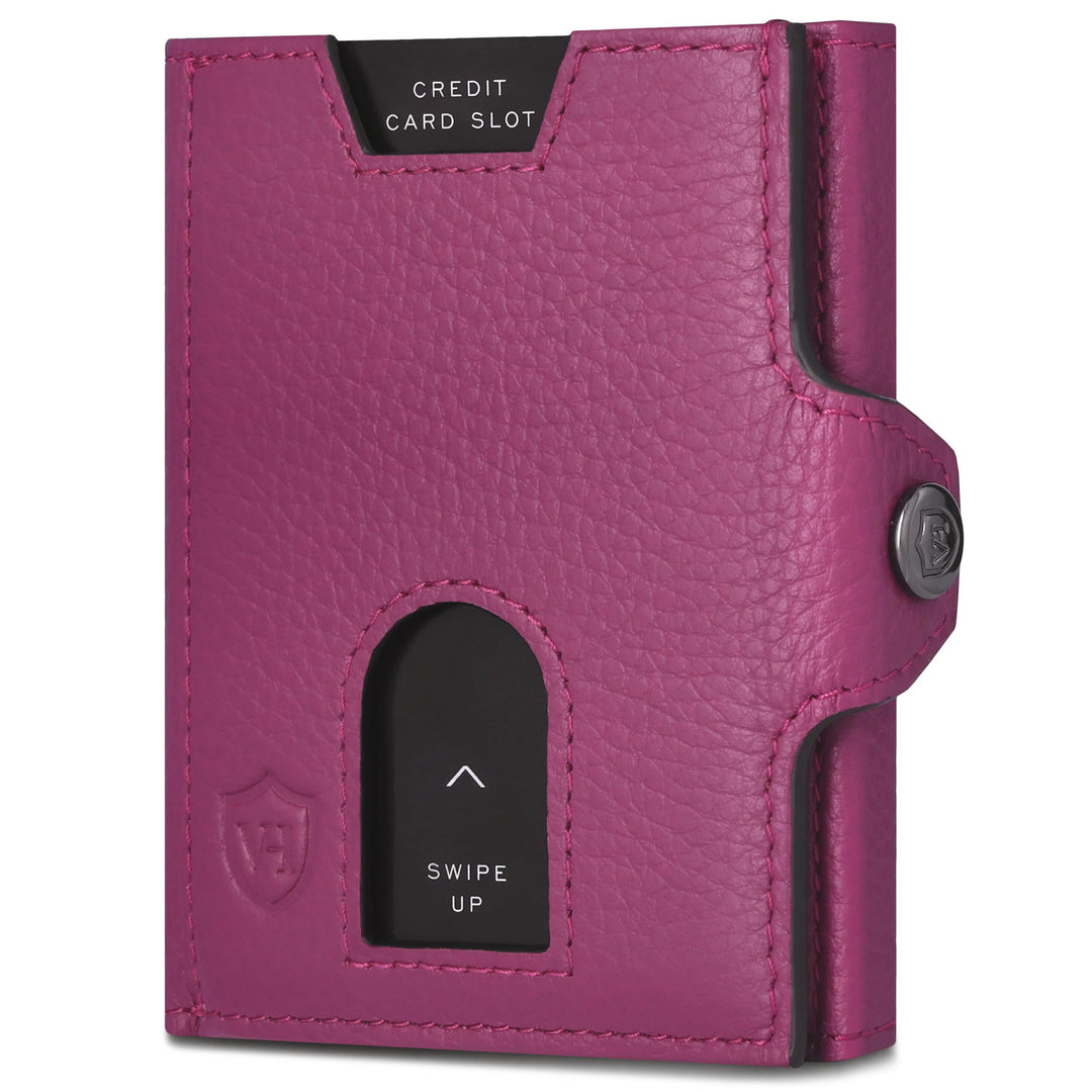 VON HEESEN Slim Wallet mit RFID Schutz - Geldbörse Herren klein - Mini Geldbeutel Damen Portmonee -