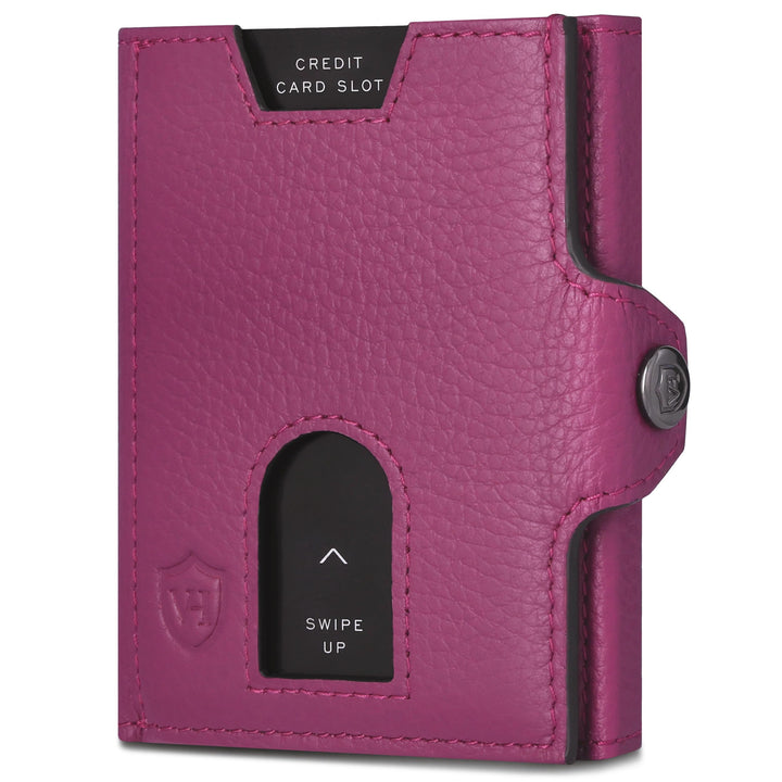VON HEESEN Slim Wallet mit RFID Schutz - Geldbörse Herren klein - Mini Geldbeutel Damen Portmonee -