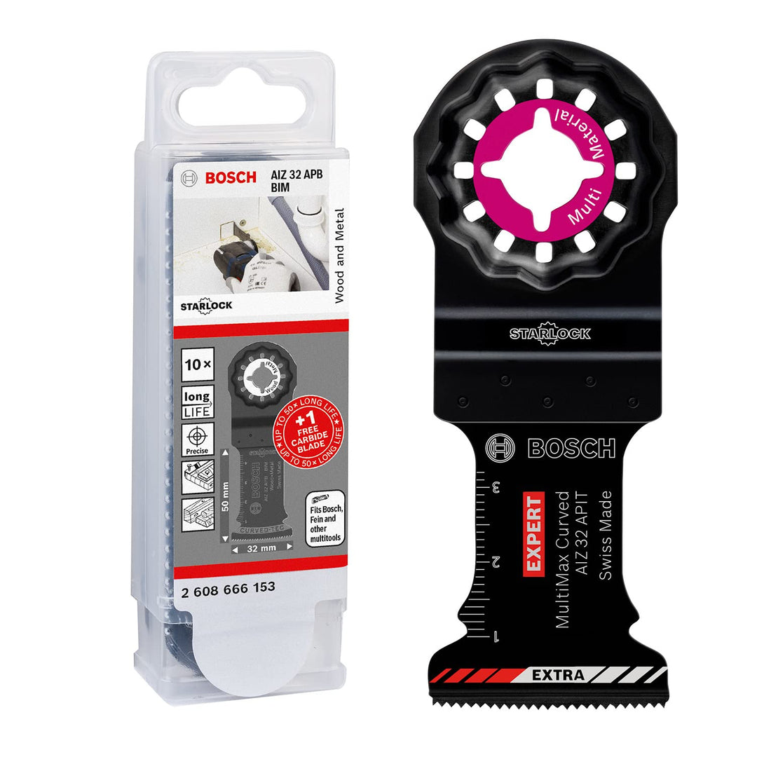 Bosch Accessories Bosch Professional 10x AIZ 32 APB + 1x Expert MultiMax AIZ 32 APIT Sägeblatt (für