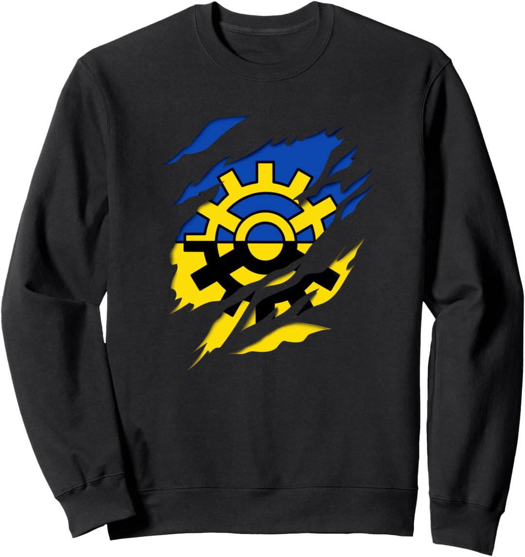 Stadtteil Köln Ehrenfeld Fahne und Wappen Design Sweatshirt