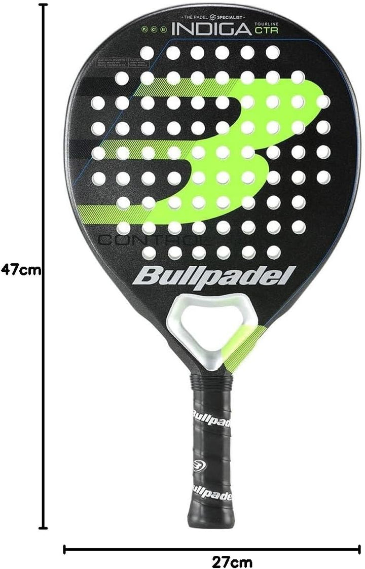 Bullpadel Indigo CTR 23 Herren-Schläger, Mehrfarbig, Einheitsgrösse