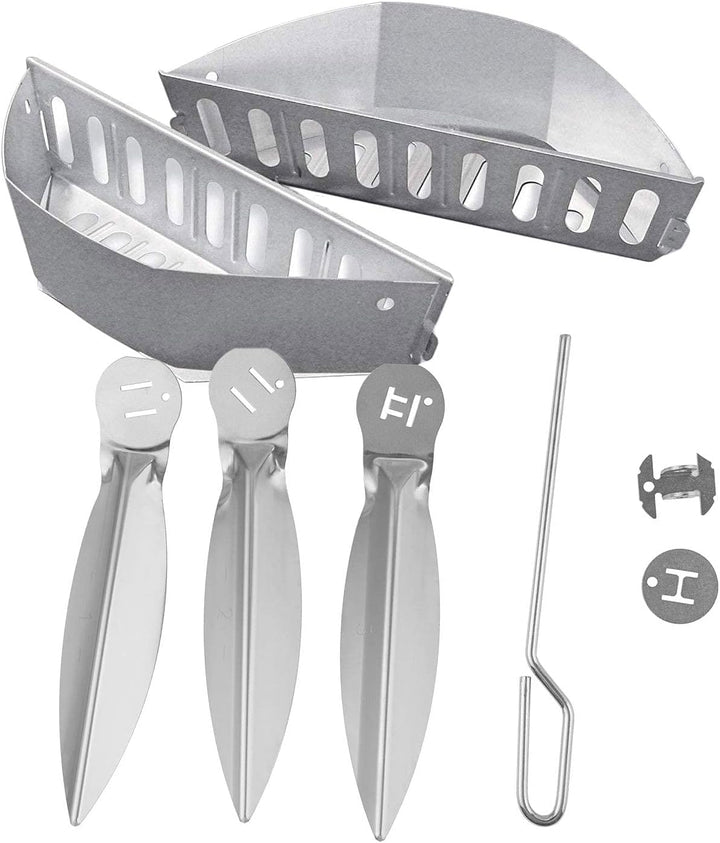 WELL GRILL 7403 & 7444 Char-Basket Holzkohlekörbe Cleaning System Kit for Weber 22-1/2-Inch One-Touc