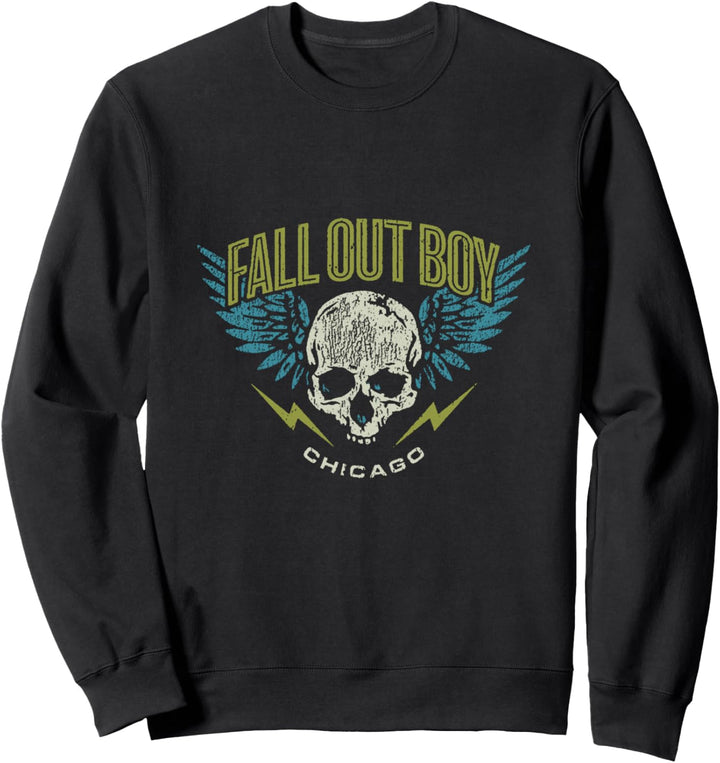 Fall Out Boy - Geflügelter Totenkopf Sweatshirt