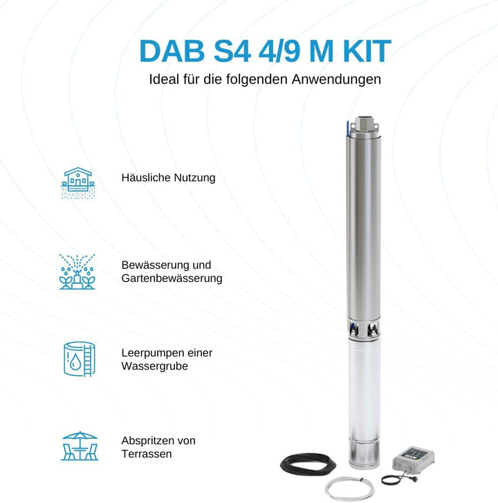 DAB S4 4/9 M KIT Brunnenpumpe