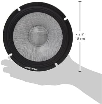 ALPINE R-Serie 2-Wege-Komponenten-Lautsprecher, 16,5 cm (6 1/2 Zoll)