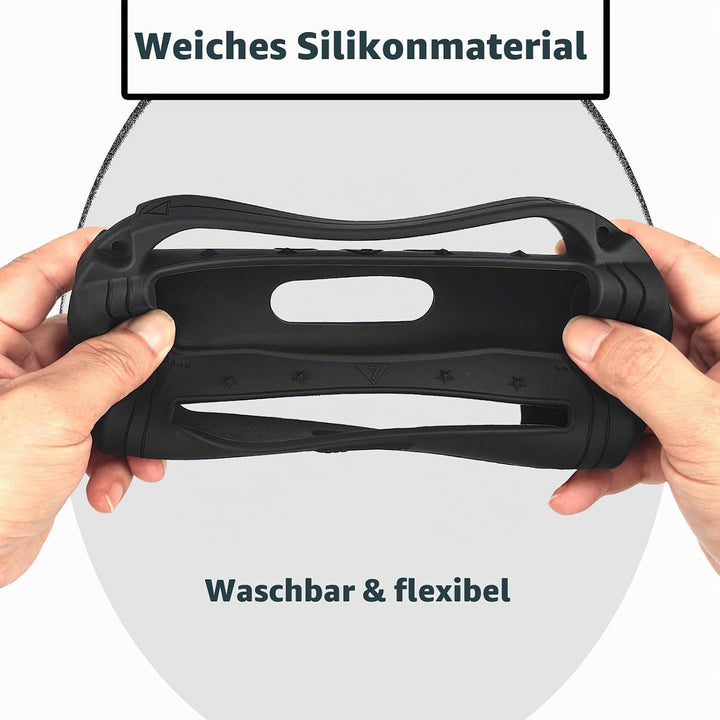 Silikon Schutzhülle für JBL Flip 7 Lautsprecher – Stossfeste Tragetasche mit Abnehmbarem Schultergur