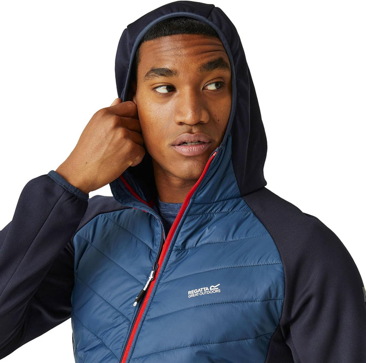Regatta Herren Gepolsterter Mantel S Coronet Blue/Moonlight Denim, S Coronet Blue/Moonlight Denim