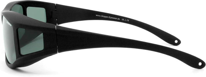Skipper® | POLARISIERT | Überbrille für Brillenträger, Überbrille Sonnenbrille, Überziehbrille, Über