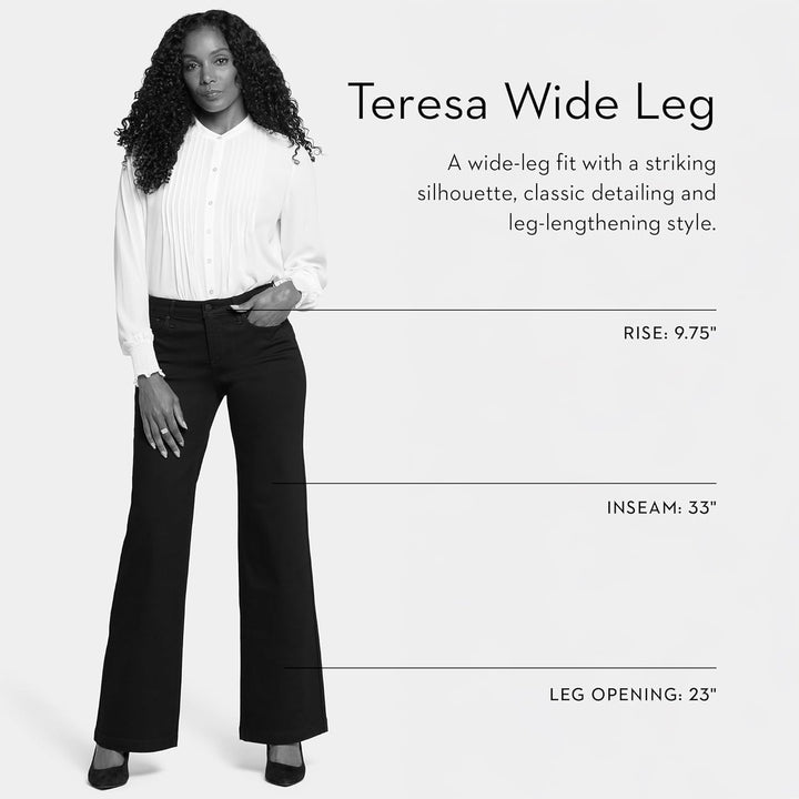 NYDJ Damen Teresa Hose aus Hochwertigem Denim Jeans 8 34 Spülen, 8 34 Spülen
