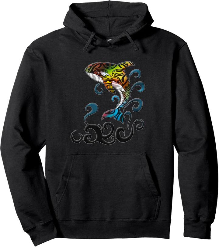 Buntes Wasser Orca Sprung Kids Junge Mädchen Waloutfit Orca Pullover Hoodie