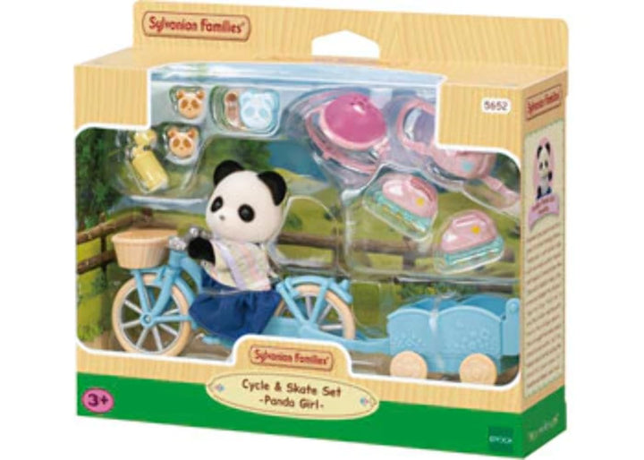 Sylvanian Families 5652 Fahrrad und Rollschuhe Spielset mit Figur