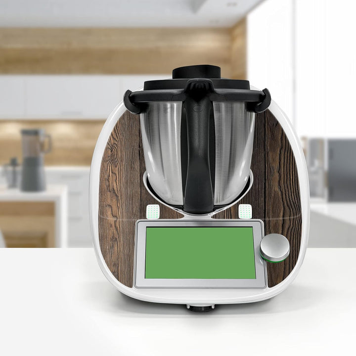 Deko Schutz Aufkleber kompatibel mit Küchenmaschine Thermomix TM6 Design Sticker Klebefolie Zubehör
