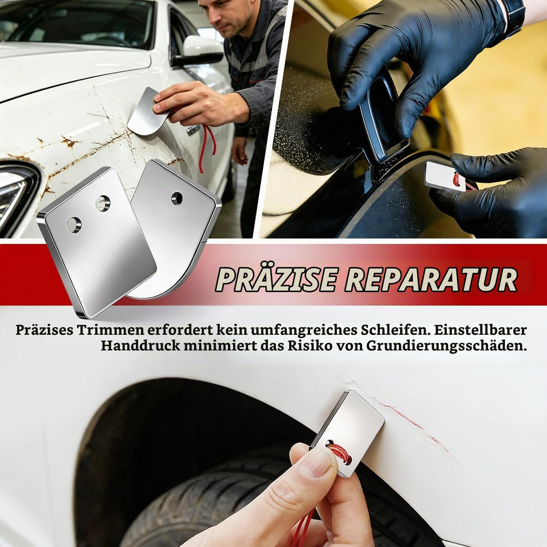 2er Set Klein Lackhobel Autolack, Präziser Lackschaber zum Entfernen von Kratzern und Unebenheiten,