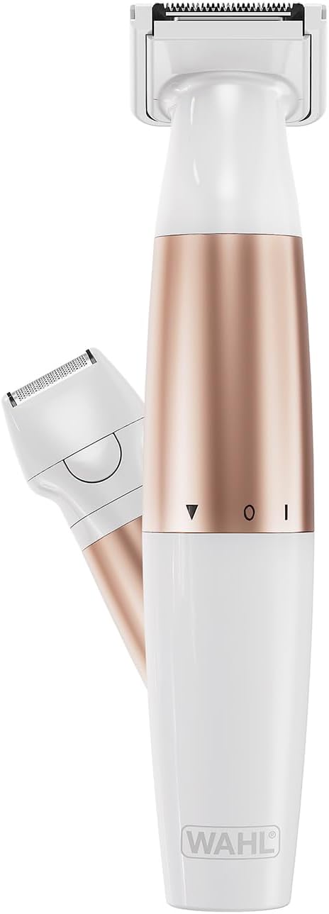 WAHL Trim & Shave, Damen-Trimmer, Damen-Rasierer, Haarentfernung, Bikinizone und Achselhöhlen, sanft
