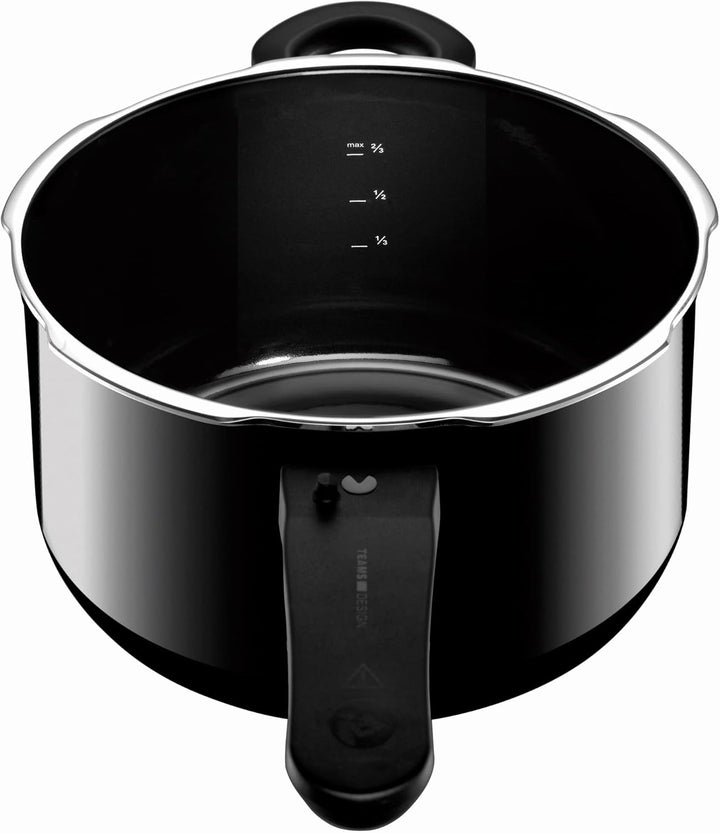 Silit Sicomatic t-Plus Schnellkochtopf 2,5l, Schnelltopf 18 cm, Silargan Funktionskeramik, Induktion