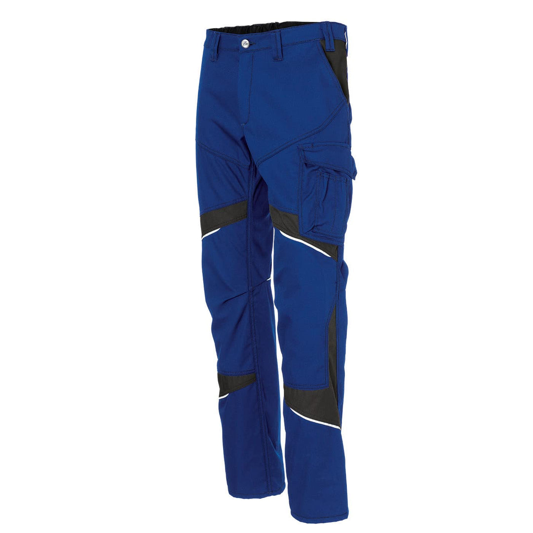 KÜBLER Workwear KÜBLER ACTIVIQ Cotton+ Damen-Arbeitshose Kornblumenblau/schwarz 54 Kornblumenblau/Sc