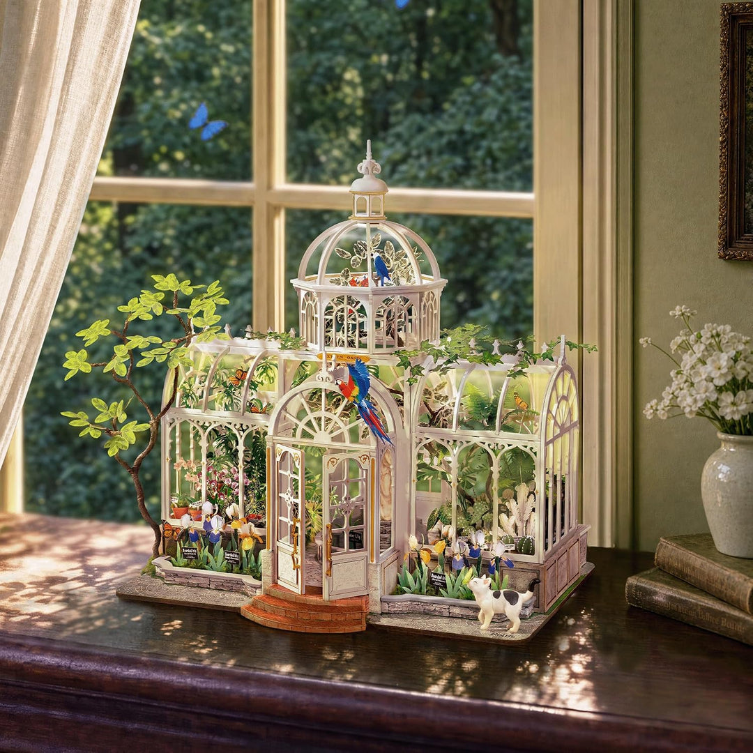 Rolife Botanical Oasis DIY Miniaturhaus-Modellbausatz für Erwachsene