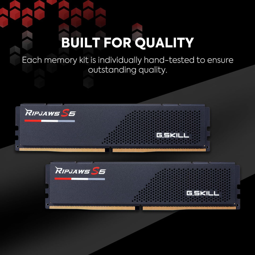 G.Skill RipJaws S5 Series (Intel XMP) 32GB (2 x 16GB) 288-pin SDRAM DDR5 6000 CL36-36-36-96 1,35V Du