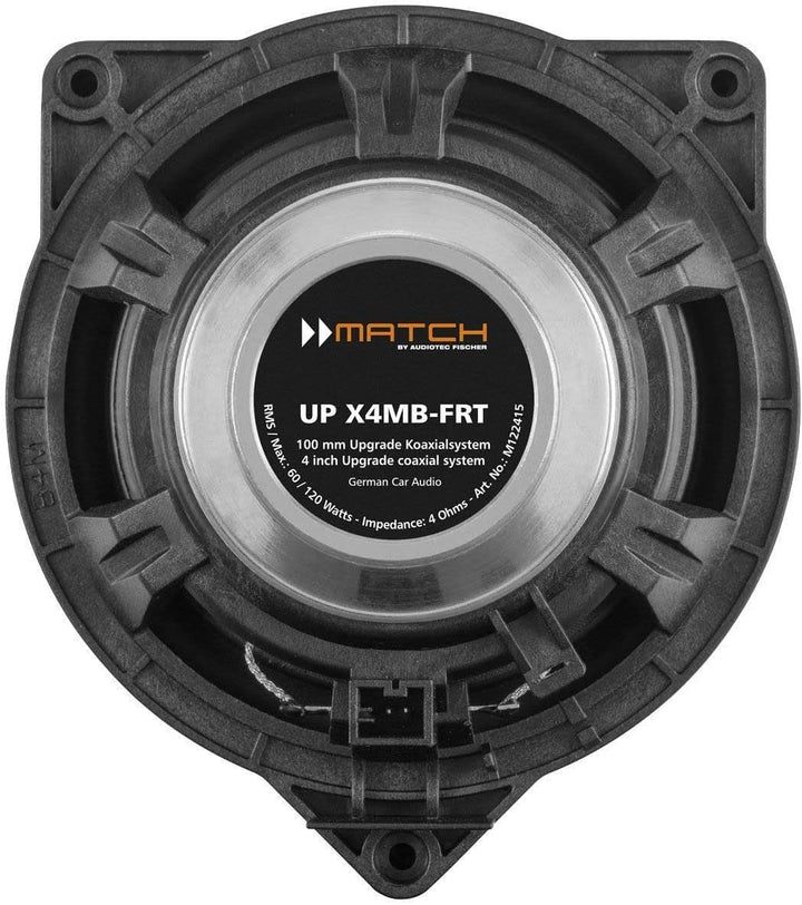 Helix / Match UP X4MB-FRT - 4" 2-Wege Koaxial Frontsystem mit exklusiv entwickeltem Korb kompatibel