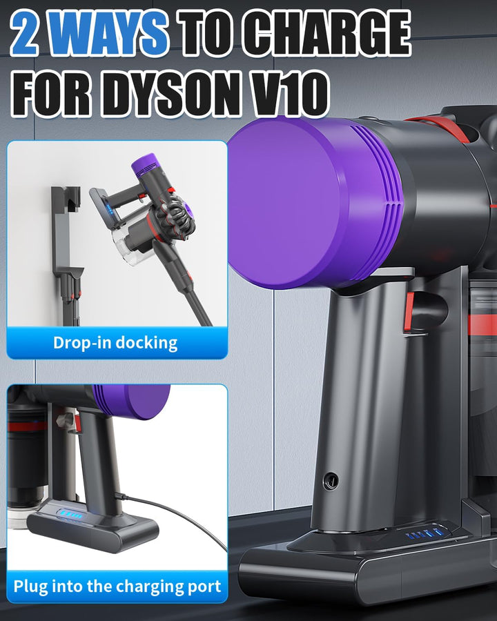 Akku für Dyson V10, Powtree Ersatzakku für Dyson V10 SV12 Absolute Animal Motörhead Fluffy Total Cle