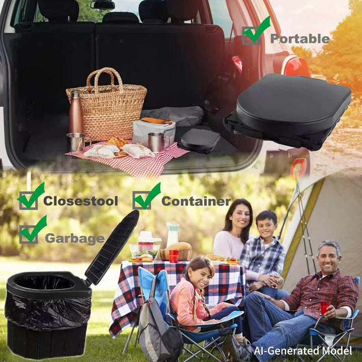 KINSPORY Campingtoilette, Mobile Toilette, Trenntoilette, Tragbare Toilette für Draussen oder Drinne