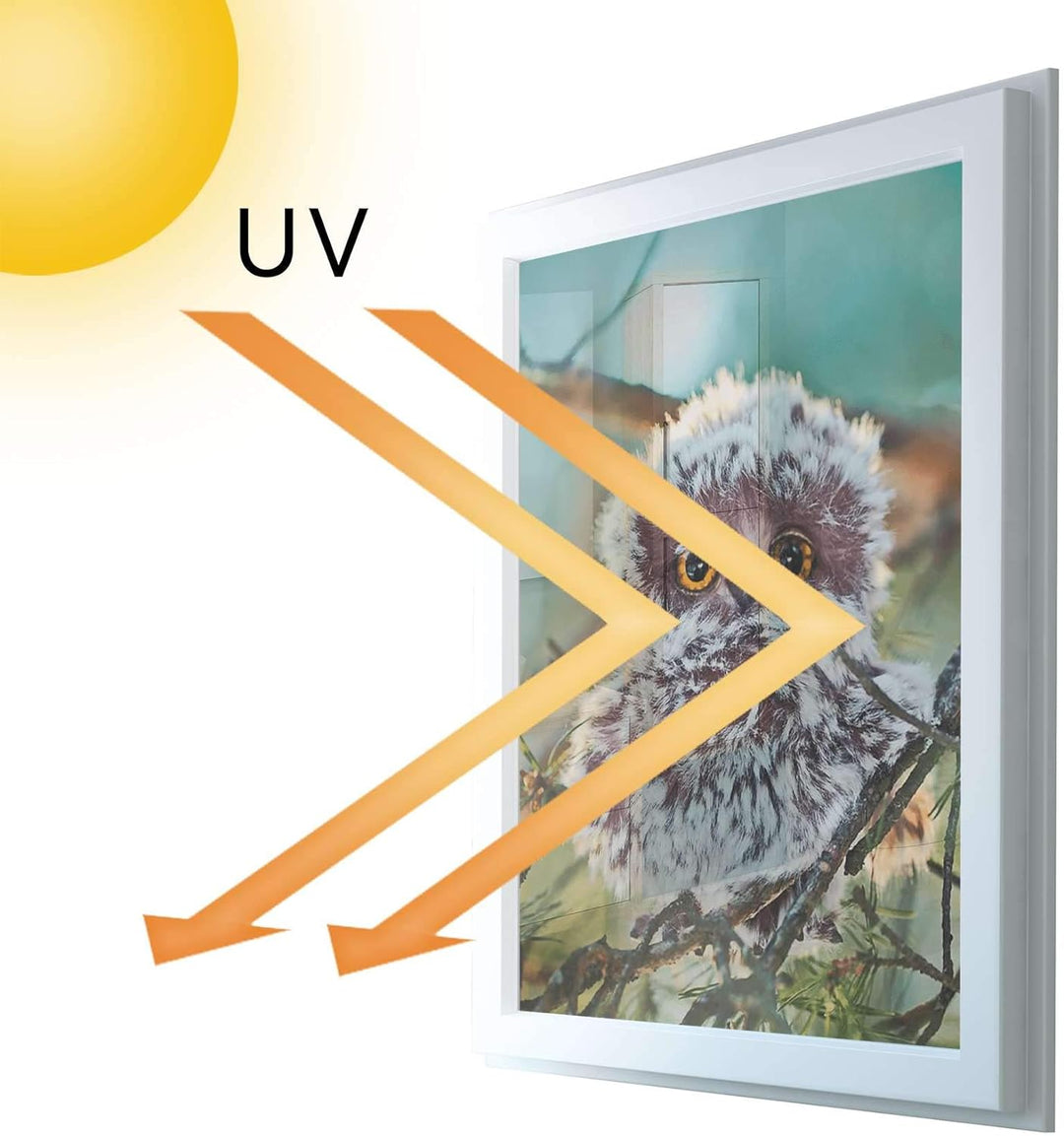 Fenster-Folie Sichtschutz I Folie für Fenster Deko - Fensterbild selbstklebend I Deko für Bad, Küche