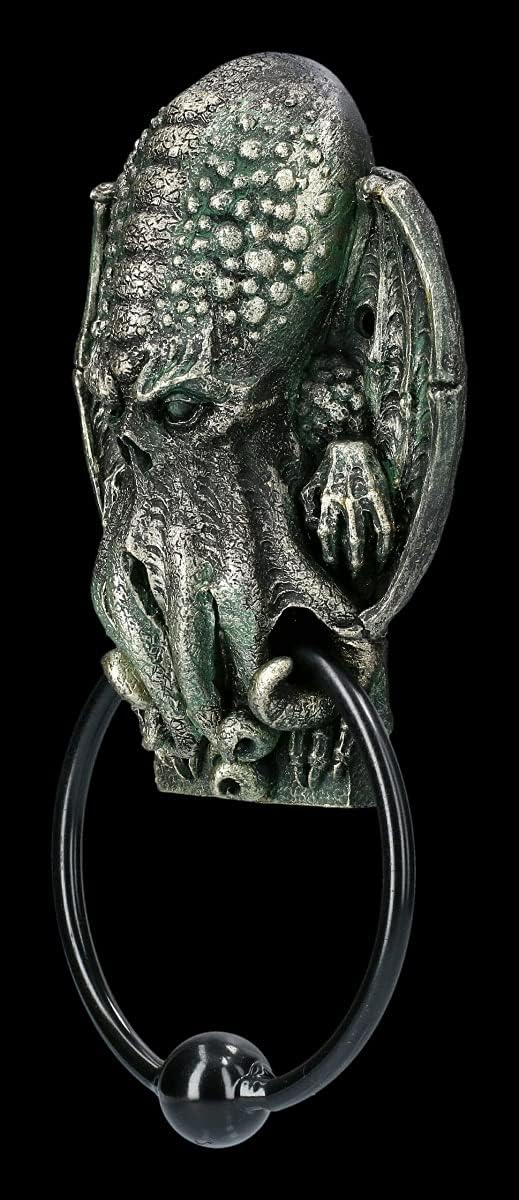 Figuren Shop GmbH Türklopfer Cthulhu | Kunststein | handbemalt | zum Hängen