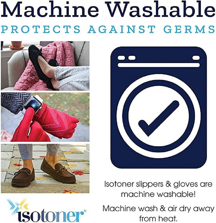 isotoner smarTouch Spandex 3 Knöpfe mit Upscale-Chevrons (Thinsulate-Futter) L Schwarz, L Schwarz