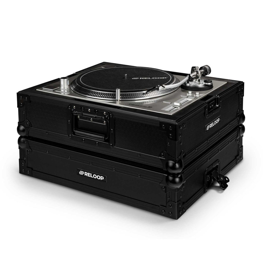 Reloop Premium Turntable Case - Plattenspieler Case mit Butterfly-Verschlüsse, robuste Konstruktion,