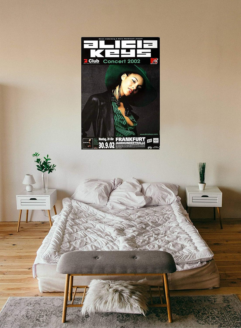 Alicia Keys - Songs In A Minor, Frankfurt 2002 » Konzertplakat/Premium Poster | Live Konzert Veranst