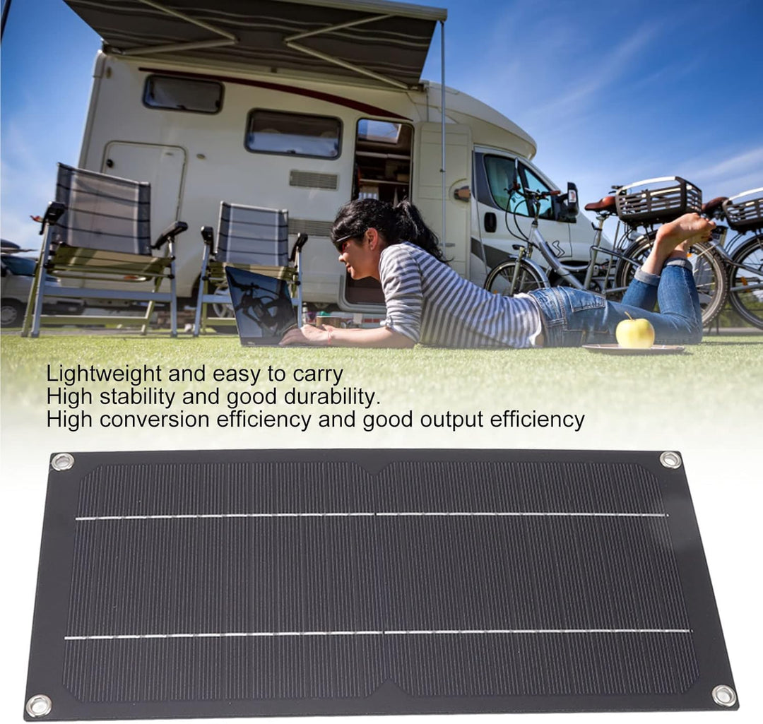 600-W-Solarpanel-Kit 18-V-Solarladepanel-Set Leichtes Solarpanel-Kit mit Batterie und Wechselrichter