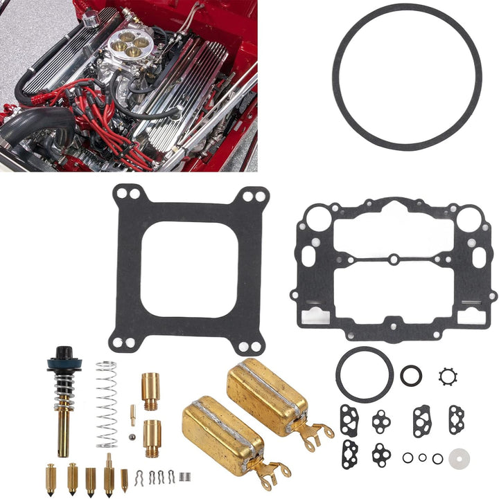 Vergaser-Reparatursatz, Vergaser-Reparatursatz Gummi-Metall-Feststoff für EDELBROCK 1405 1406 1407 1