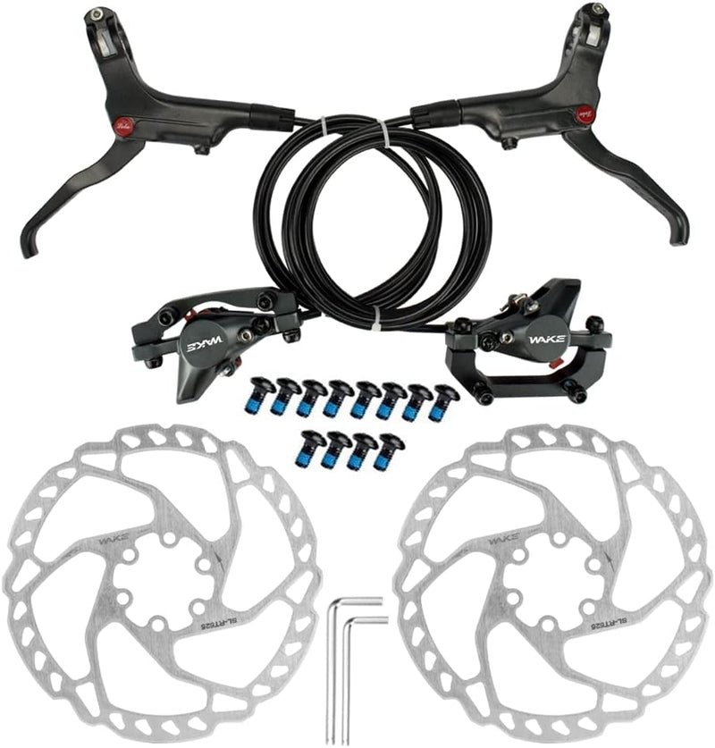 CYSKY MTB Hydraulische Scheibenbremsen Vorne Hinten Bremsen Bremssattel 160 mm Rotorbremsen Kit Hydr