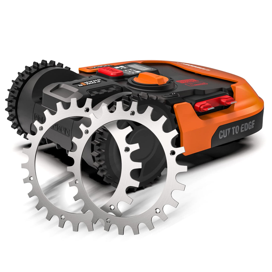 Rasenmäher Roboter Spikes zur für Worx Landroid Modell S/M Rasenmäher, Dicke 2 mm,Traktionsverbesser