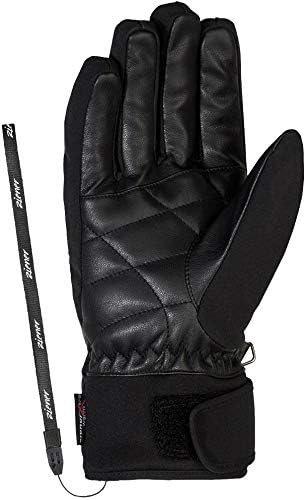 Ziener Damen Kaika As Ski-Handschuhe/Wintersport | Wasserdicht, Atmungsaktiv 6 Schwarz, 6 Schwarz