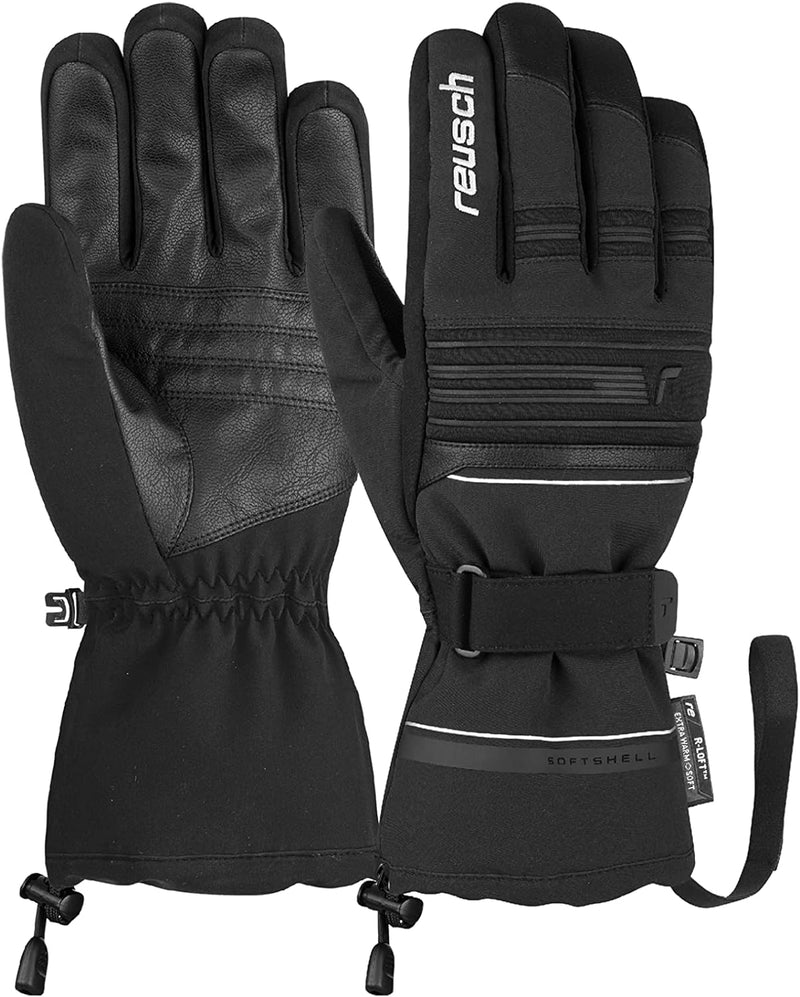 Reusch Damen Kondor R-tex extra Warmer, wasserdichter und atmungsaktiver Skihandschuh 7.5 Schwarz, 7