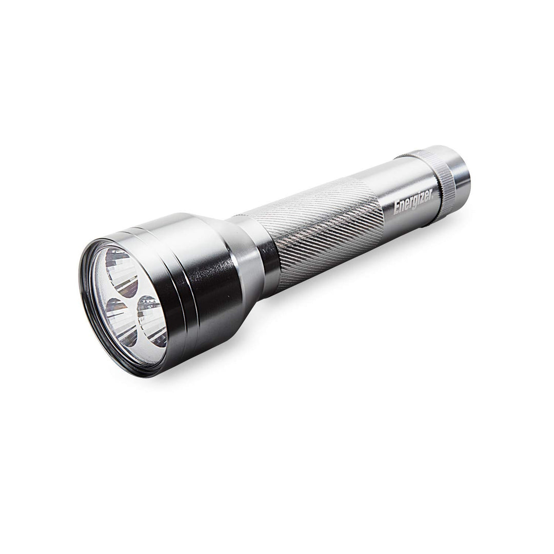 Energizer LED Taschenlampe, Metal, Extrem Hell für Camping, Outdoor und Wandern, Silber Metal LED +